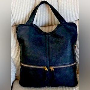 Fossil tote crossbody fold over bag